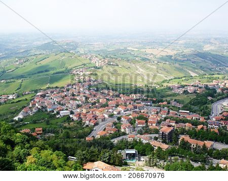 San Marino View from the observation deck