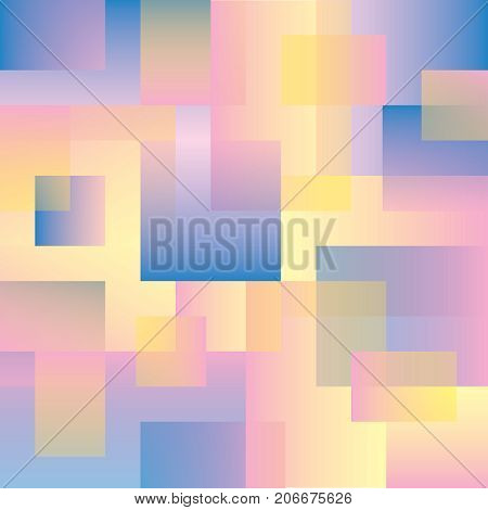 Bright background with squares. Color abstract pattern