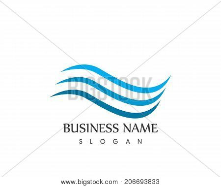 wave beach icon logo vector photo free trial bigstock