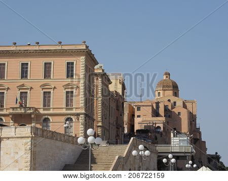 Casteddu (meaning Castle Quarter) In Cagliari