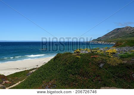 Beautiful Landscapes Along The California State Route One, California, Usa
