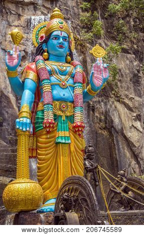 Hindu Godess Batu Caves, Kuala Lumpur - Malaysia