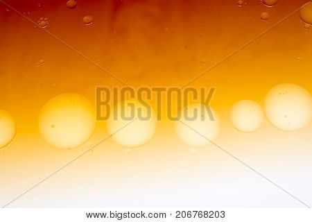 Colorful Water Bubles On Water As Background