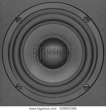 Stereo speakers in wooden case audio speaker