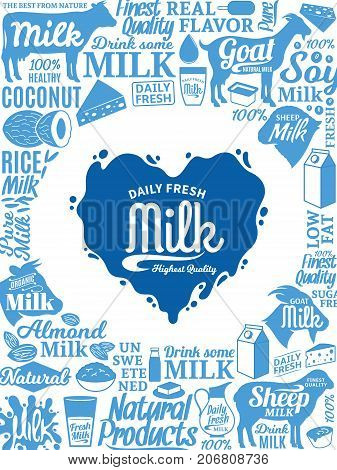 Vector Milk Illustration