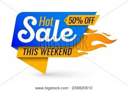 Hot sale price offer deal vector labels templates stickers designs with flame. Vector illustration