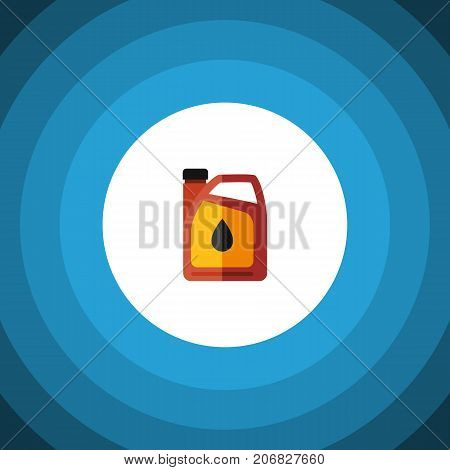Jerrycan Vector Element Can Be Used For Oil, Jerrycan, Fuel Design Concept.  Isolated Fuel Canister Flat Icon.