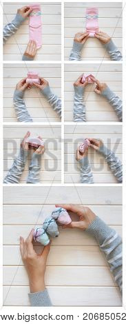 Clothes Storage. Order In The Closet. Folding Socks. Master Class.