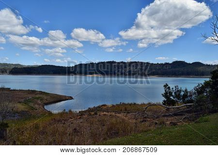 Scenic Landscape On The Lake Baroon In Australia