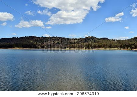 Scenic Landscape On The Lake Baroon In Australia