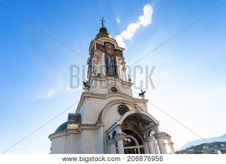 Dome Of Church-lighthouse Of St Nicholas In Crimea