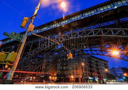 125Th Street Subway Station - New York City