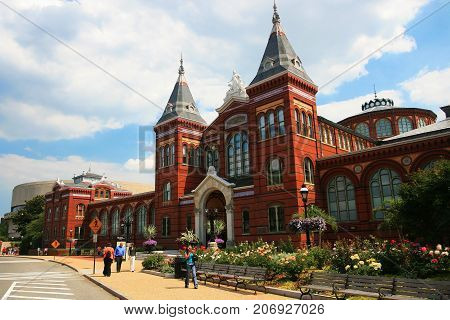 Smithsonian Institution Building In Washington Dc