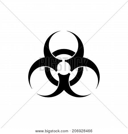 Biohazard icon. Biohazard symbol. isolated on white background. Vector illustration. Eps 10.