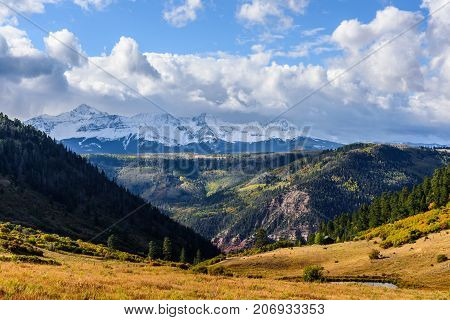 Autumn Scenery in the Rocky Mountains of Colorado - The Wilson Range