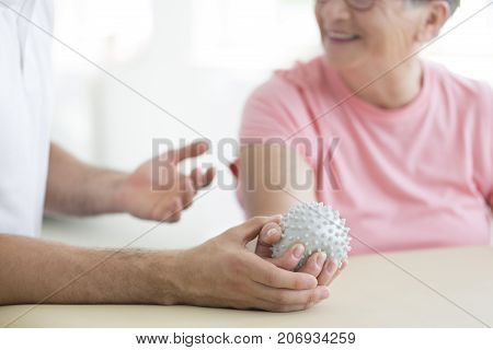 Pnf Exercises With Spiked Ball