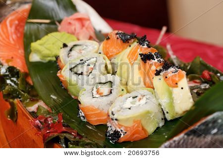 Sushi sulla piastra