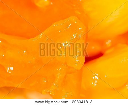 tomato pulp. close-up . Photos in the studio