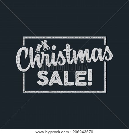 Super Christmas sale lettering and typography elements. Holiday Online shopping type quote. Stock vector illustration isolated on white background