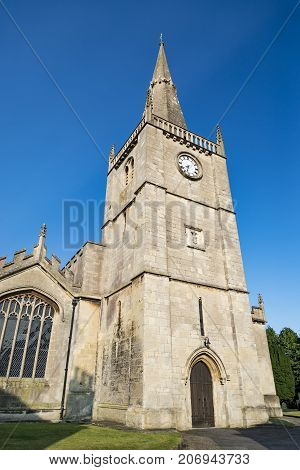 The old St. Andrews Church in Chippenham, Wiltshire, England UK