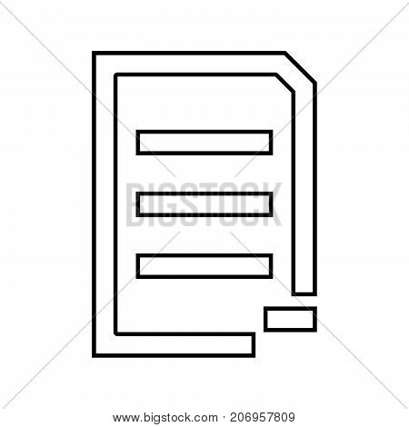 Document Sheet Substract It Is Black Icon .