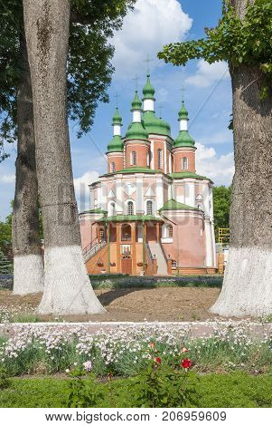 Peter And Paul Church, (18Th Century) Gustynsky Monastery In Chernihiv Region. Ukraine
