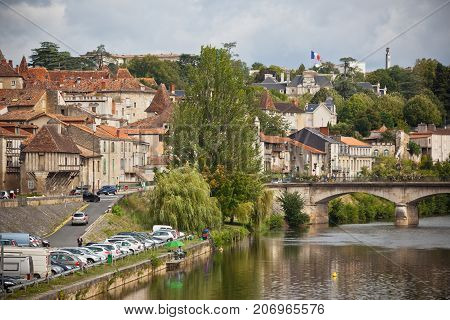 Picturesque View Of Perigueux Town In France