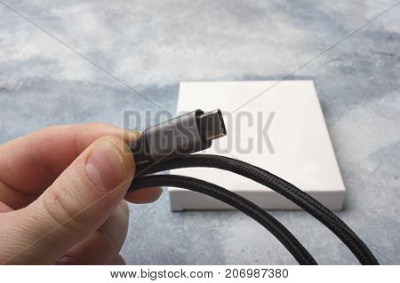 Cord type C. Empty packing pattern for cord type C. Background texture
