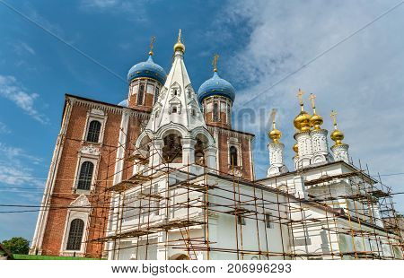 Church of the Epiphany, Transfiguration Monastery at the Ryazan Kremlin, the Golden Ring of Russia