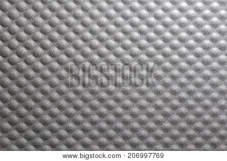 Metal background texture gray with convex circles