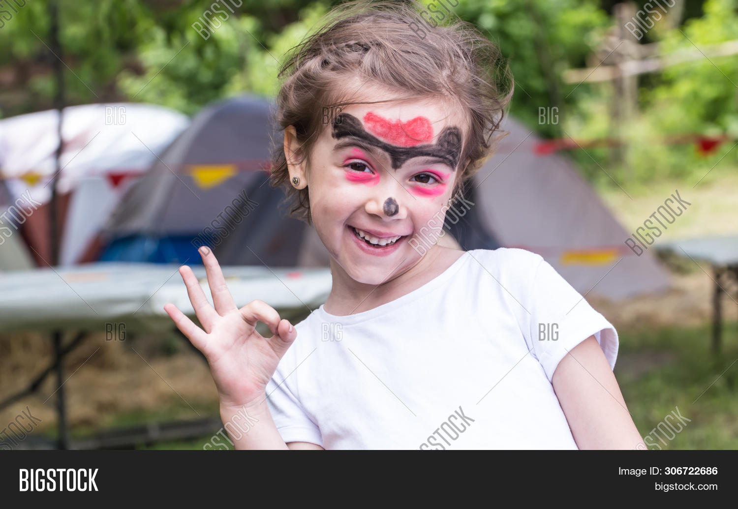 Smiling Girl Face Art Image & Photo (Free Trial) Bigstock