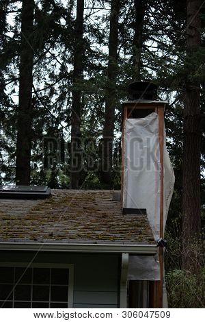A Chimney That Needs To Be Resided