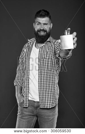 Masculine Fragrance For Brutal Guy. Masculinity Concept. Perfume Male Fragrance. Smell Fragrance. Ma