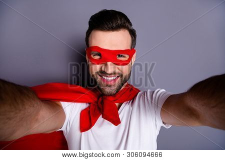Self-portrait Of His He Nice-looking Attractive Cool Content Macho Virile Brutal Perfect Cheerful Ch