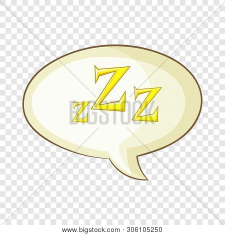 Snoring Icon. Cartoon Illustration Of Snoring Vector Icon For Web