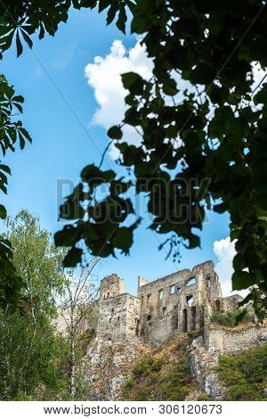 Beckov, Slovakia - August 03, 2015;  Castle In Beckov - Slovakia.