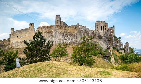 Beckov, Slovakia - August 03, 2015;  Castle In Beckov - Slovakia.