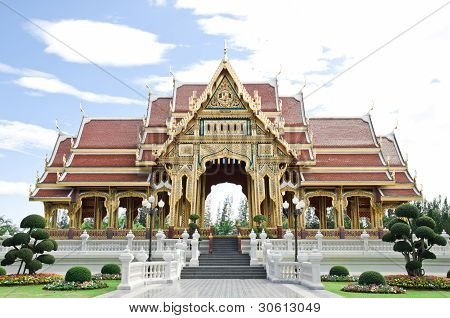 Buddhism pavilion in bangkok