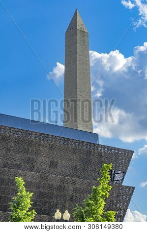 Washington Dc, United States - May 6, 2019 Museum African American History And Culture Smiithsonian 