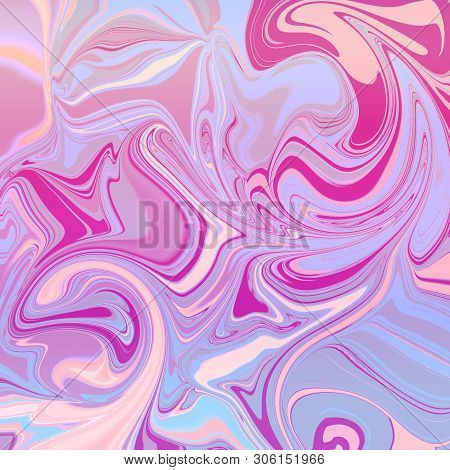 Digital Art. Abstract Colorful Fluid Art Background.