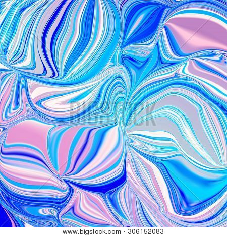 Digital Art. Abstract Colorful Fluid Art Background.