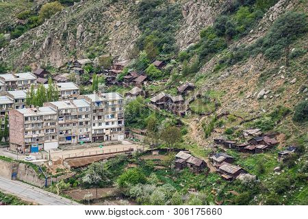 Kajaran Is Town In The Beginning Of Meghri Pass In South Armenia