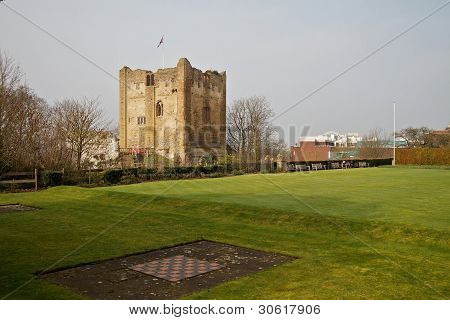 Slottet trädgårdar, Guildford, Surrey, Storbritannien