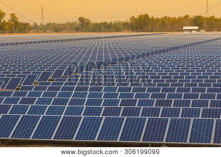 Solar Panel, Alternative Electricity Source, Concept Of Sustainable Resources, And This Is A New Sys
