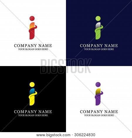 Awesome I Letter Logo Inspiration - Modern Initial Vector For Gradient Color