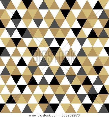 Abstract Geometric Pattern. Seamless Background. Vector Illustration.