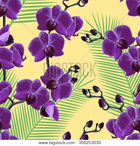 Tropical Pattern.seamless Creative Hand-drawn Pattern. Vector Illustration.