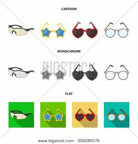 Vector Illustration Of Summer And Beach Logo. Set Of Summer And Fashion Stock Vector Illustration.