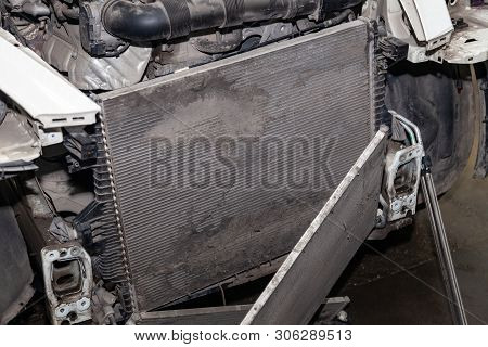 Regular Maintenance And Repair Of The Car After Malfunction In The Air-conditioning System And Engin