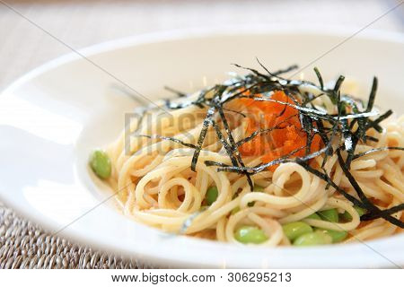 Japanese Pasta Mentaiko Spaghetti